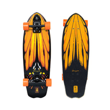 Lade das Bild in den Galerie-Viewer, SIXTY-SIX 31IN Surfskate Dual System Trucks Tiger butterfly
