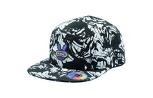 Lade das Bild in den Galerie-Viewer, SIXTY-SIX Black and white splash ink flat brim hat
