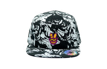 Lade das Bild in den Galerie-Viewer, SIXTY-SIX Black and white splash ink flat brim hat
