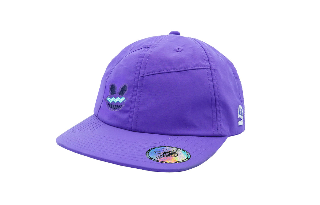 SIXTY-SIXPurple stitching flat brim hat