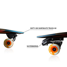 Lade das Bild in den Galerie-Viewer, SIXTY-SIX 31in Surfskate Dual System Trucks Leafhopper
